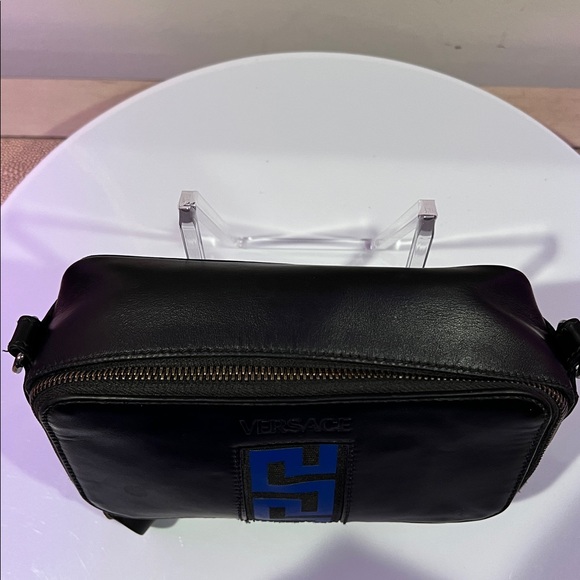 Versace Black and Blue Crossbody Bag - Picture 6 of 15
